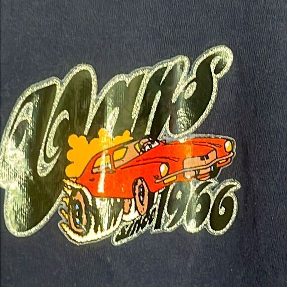 Vans RARE Camaro Tee Raised Graphics Since 1966 NWOT SZ XL Made in USA - Picture 3 of 9